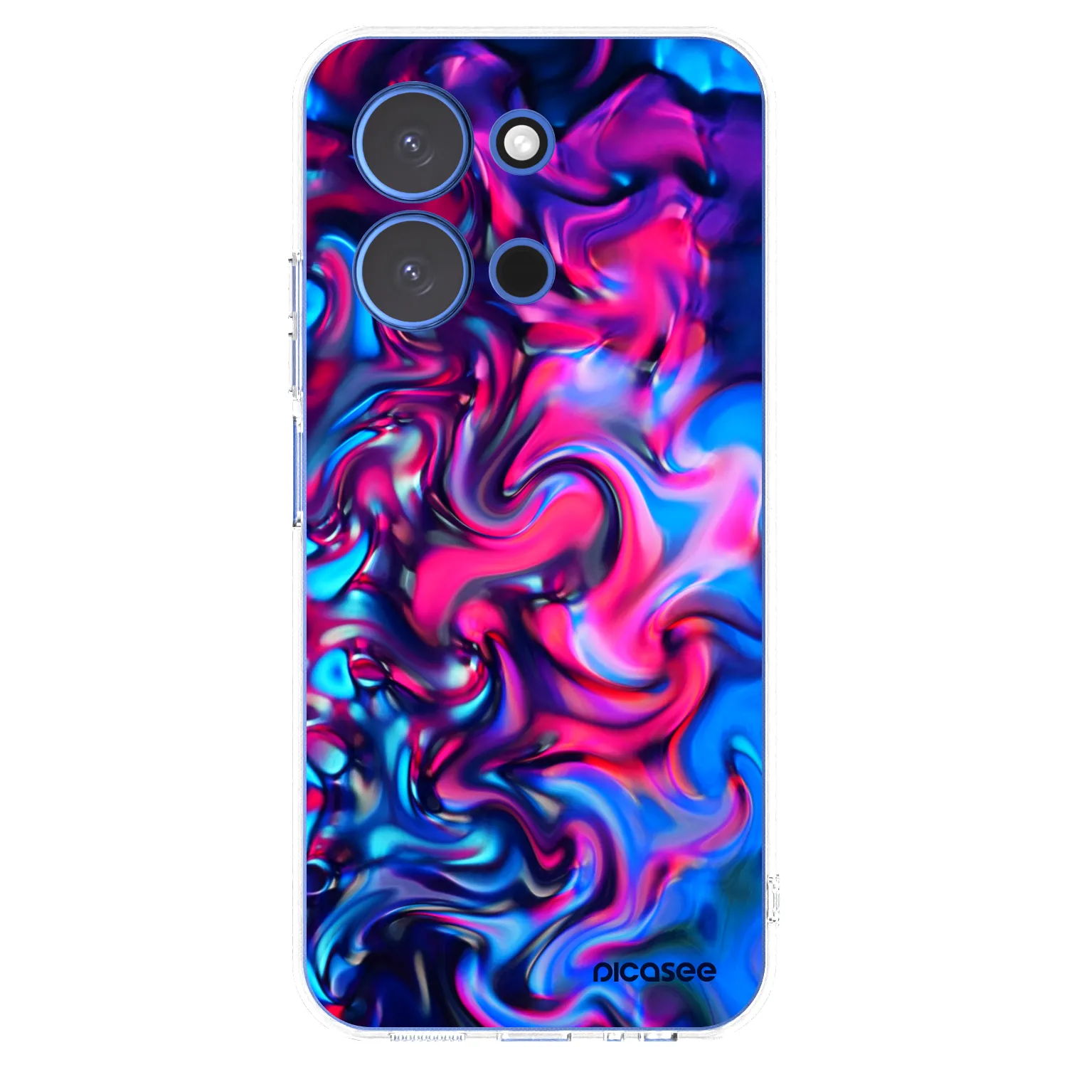 Picasee silikonowe przeźroczyste etui na Xiaomi Redmi 15C 4G - Redlight