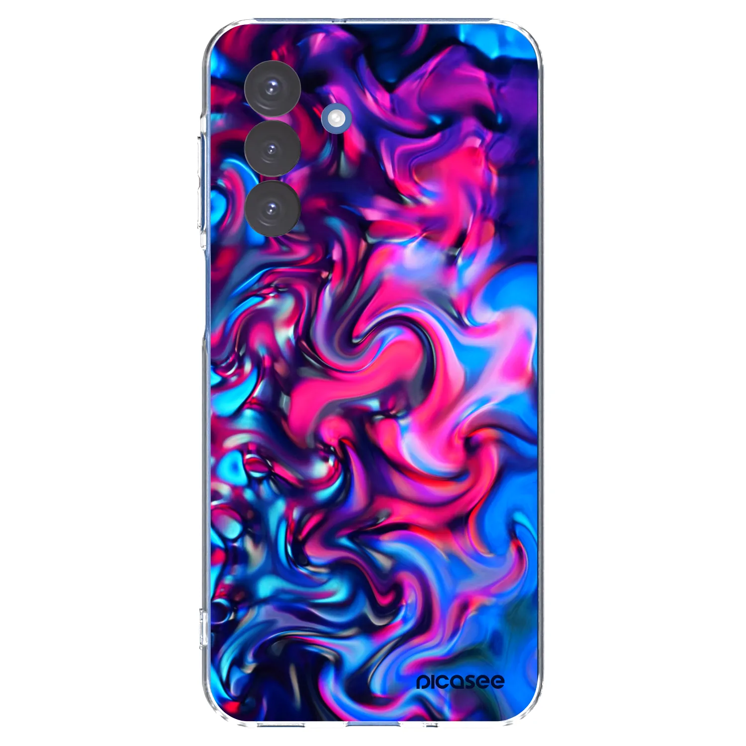 Picasee silikonowe przeźroczyste etui na Samsung Galaxy A17 5G - Redlight