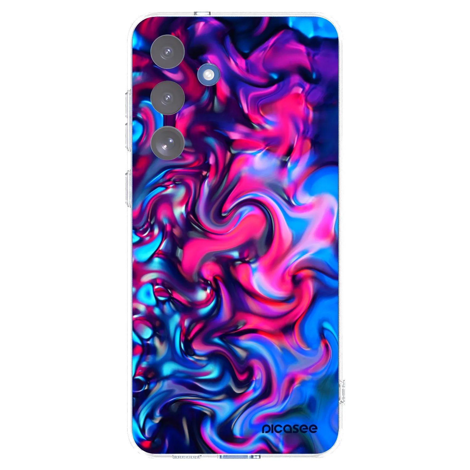 Picasee silikonowe przeźroczyste etui na Samsung Galaxy S25 FE 5G - Redlight