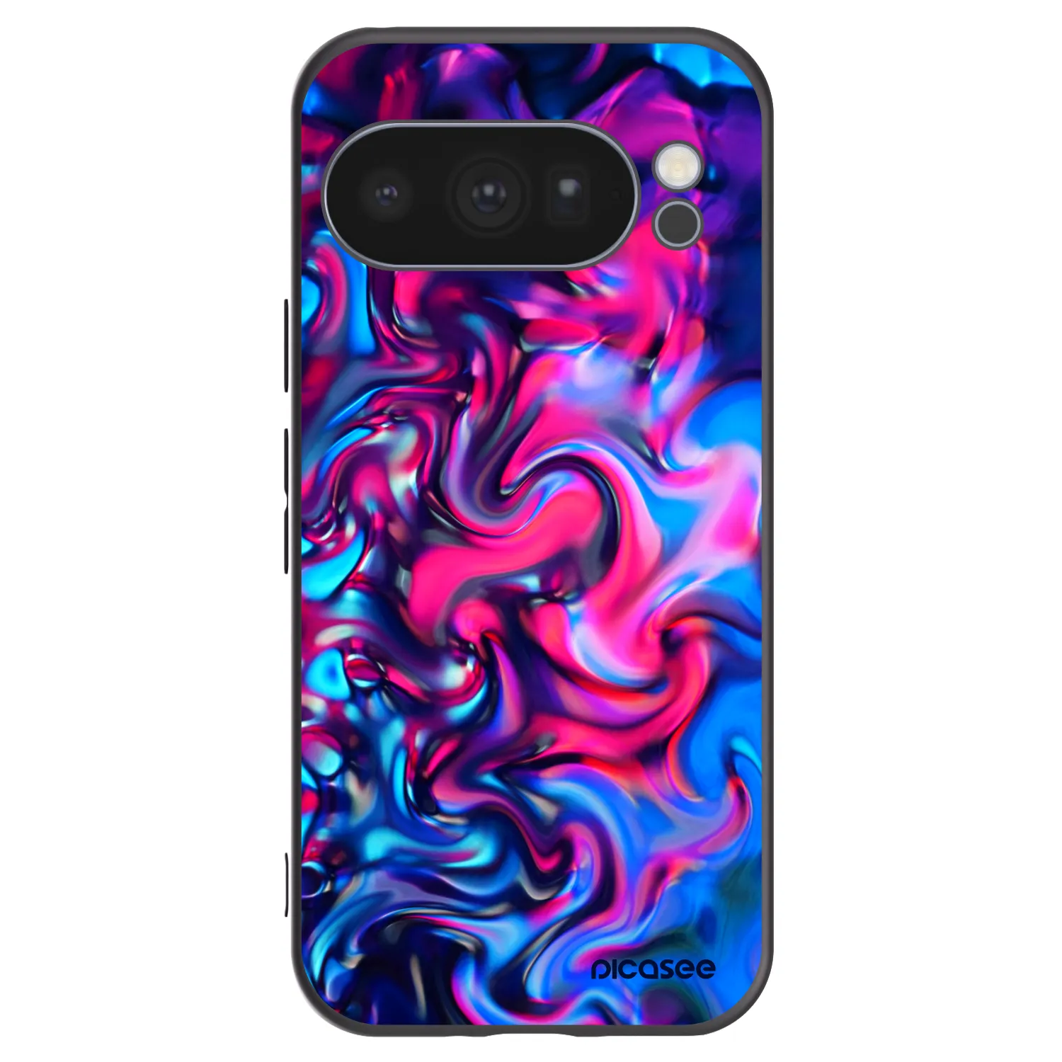 Picasee silikonowe czarne etui na Google Pixel 10 Pro - Redlight