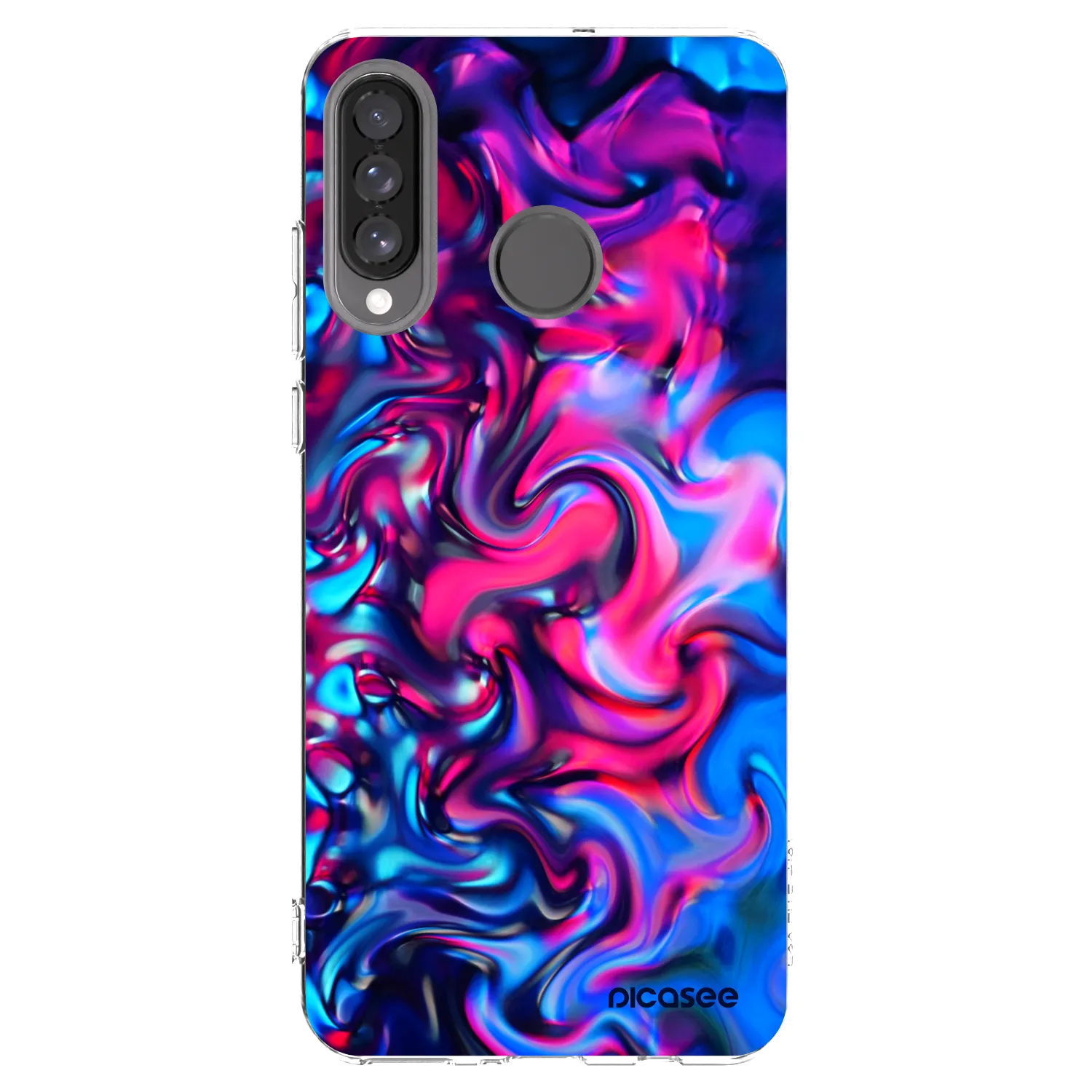 Picasee silikonowe przeźroczyste etui na Huawei P30 Lite - Redlight