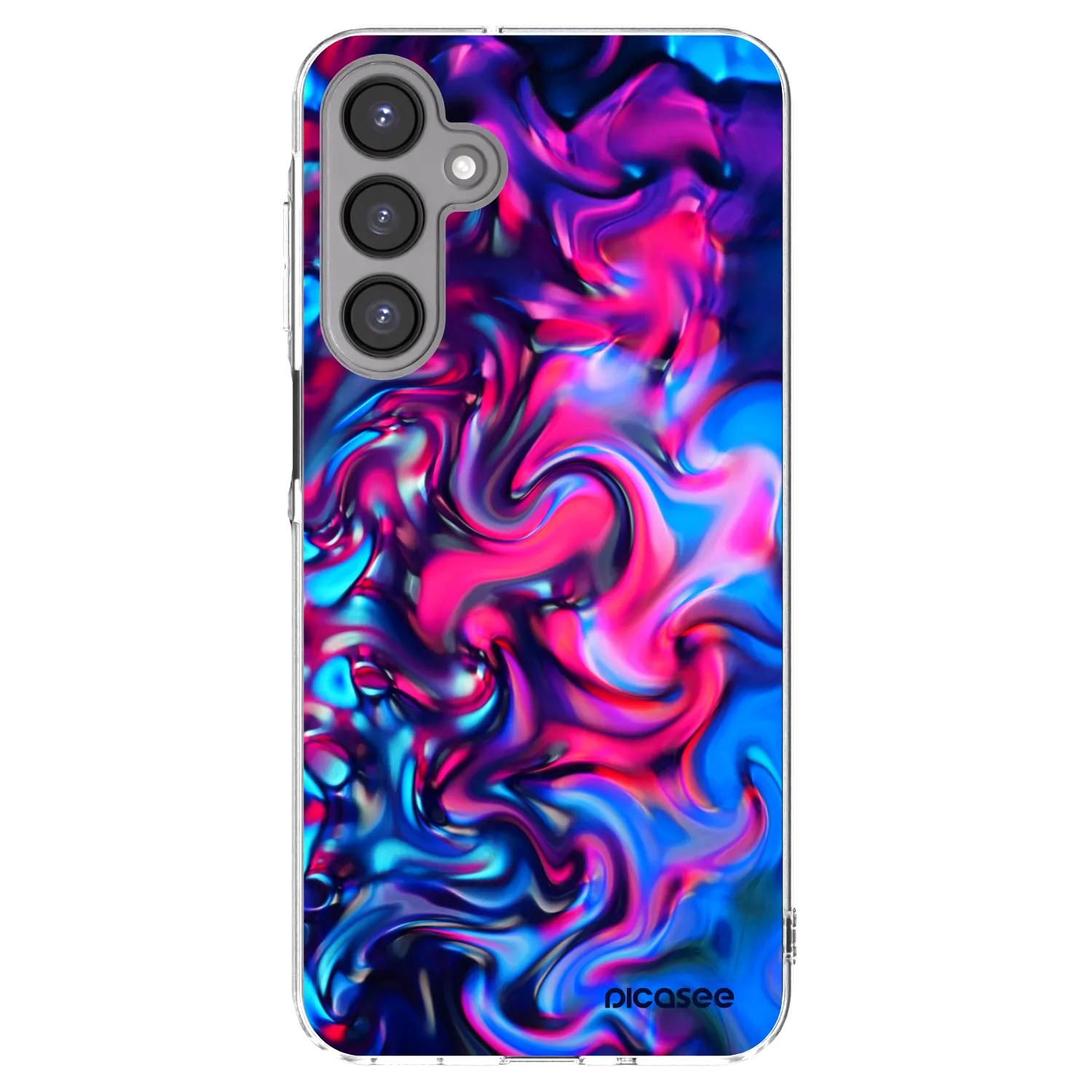 Picasee silikonowe przeźroczyste etui na Samsung Galaxy A16 4G - Redlight