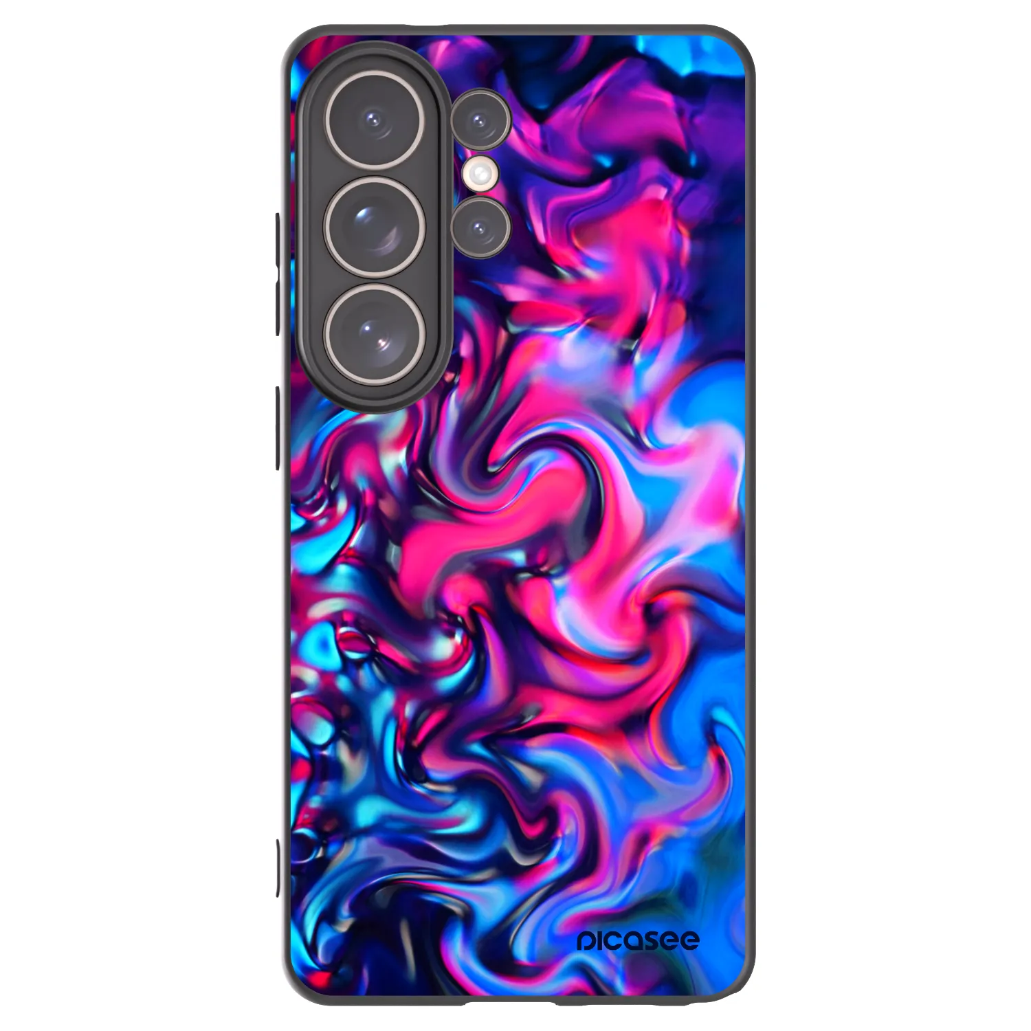 Picasee silikonowe czarne etui na Samsung Galaxy S26 Ultra - Redlight