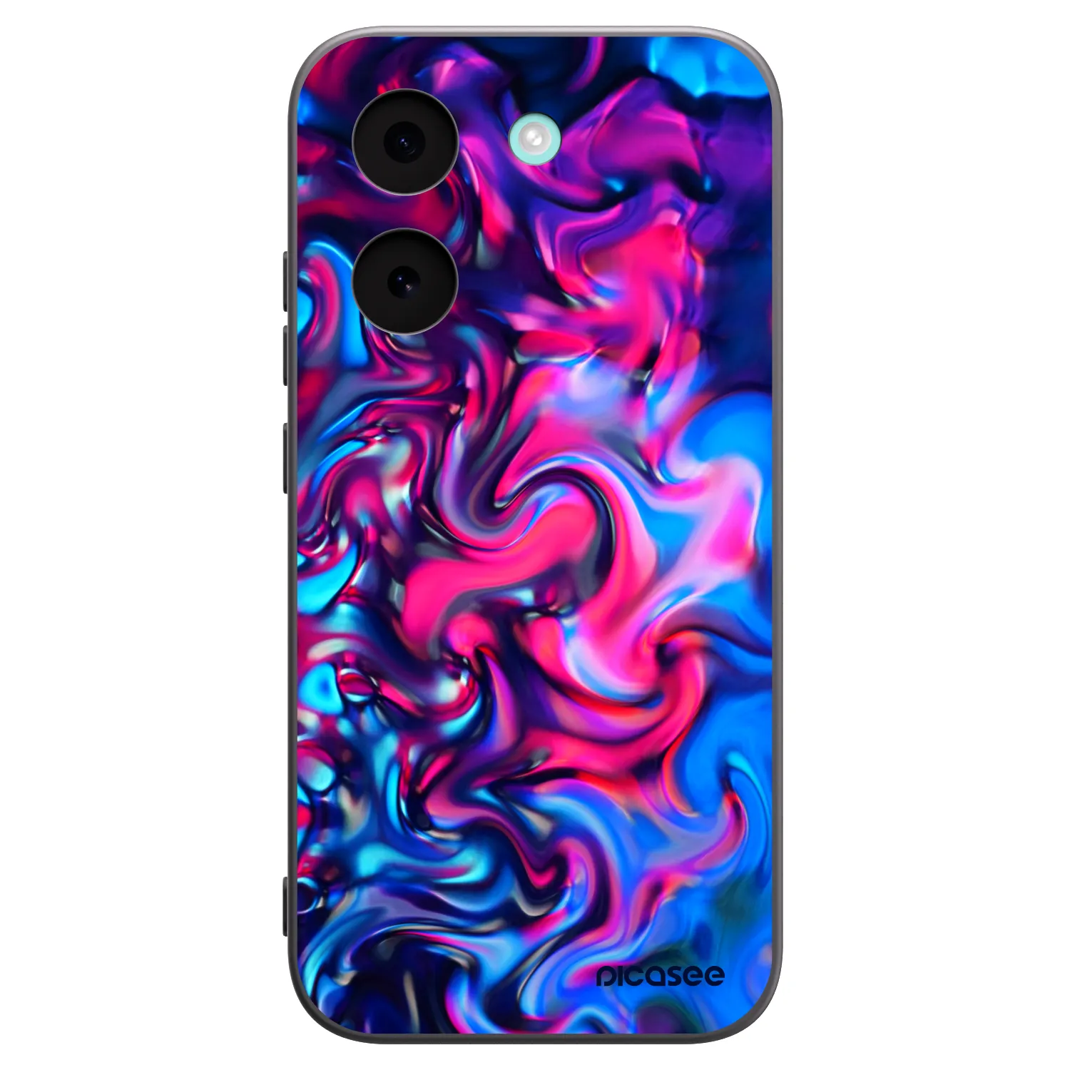 Picasee silikonowe czarne etui na Xiaomi Poco X8 Pro - Redlight