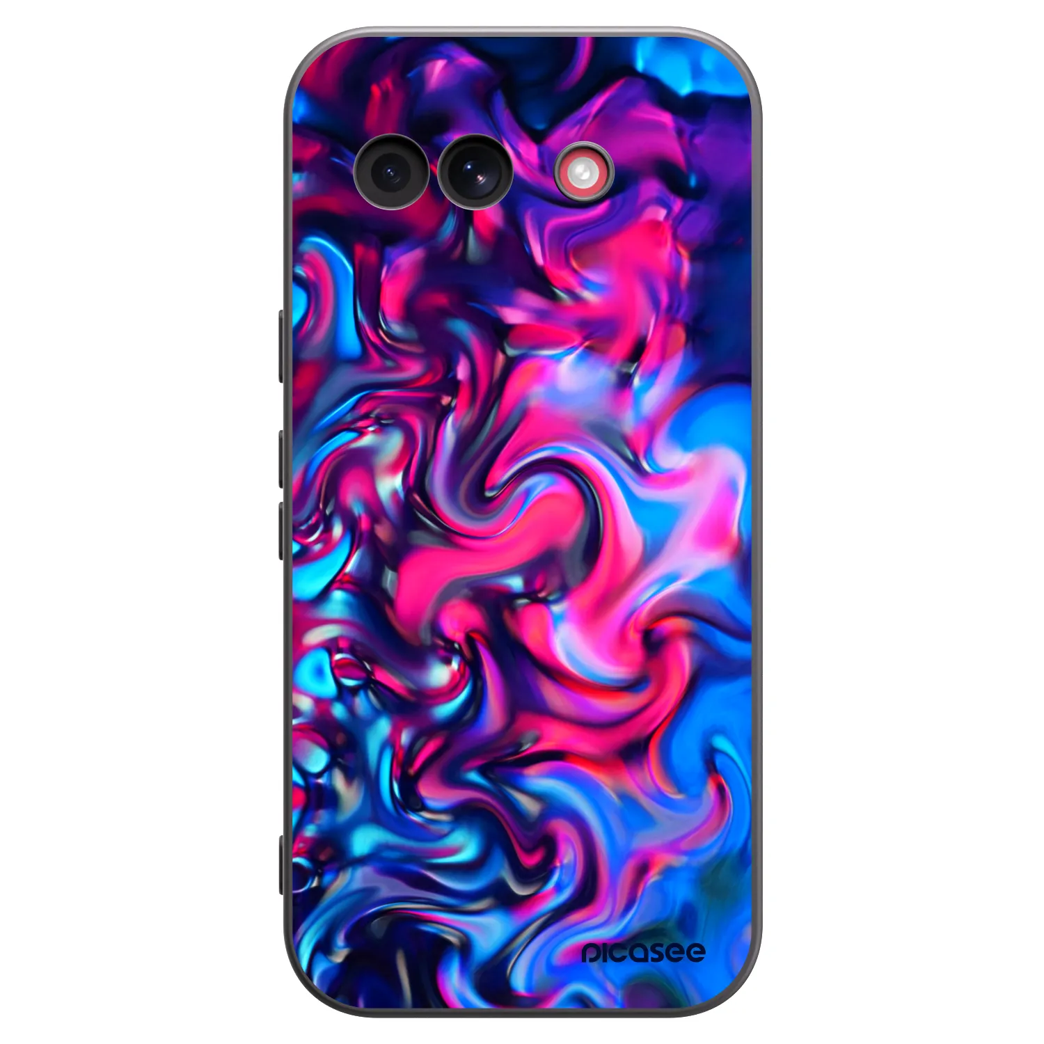 Picasee silikonowe czarne etui na Google Pixel 10a - Redlight