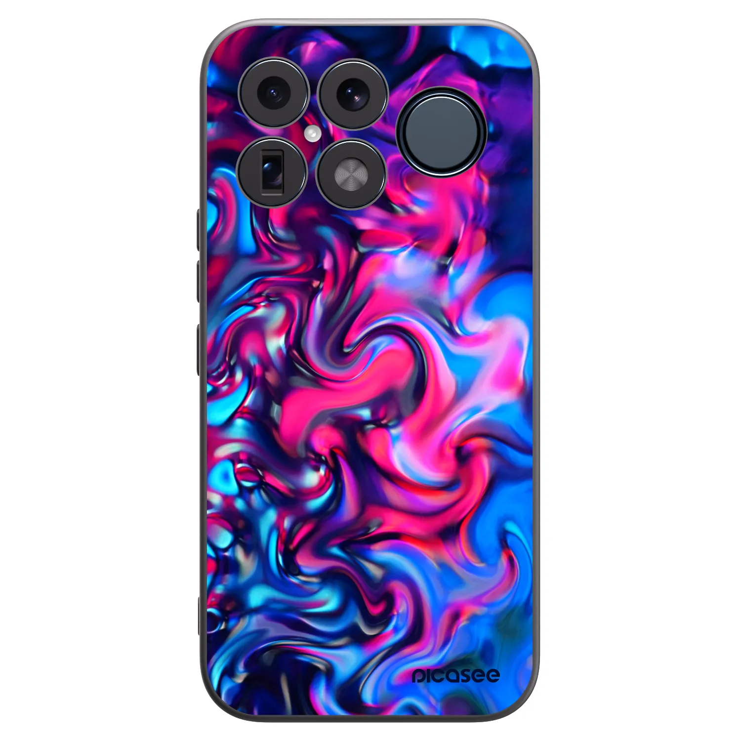 Picasee silikonowe czarne etui na Xiaomi Poco F8 Ultra - Redlight