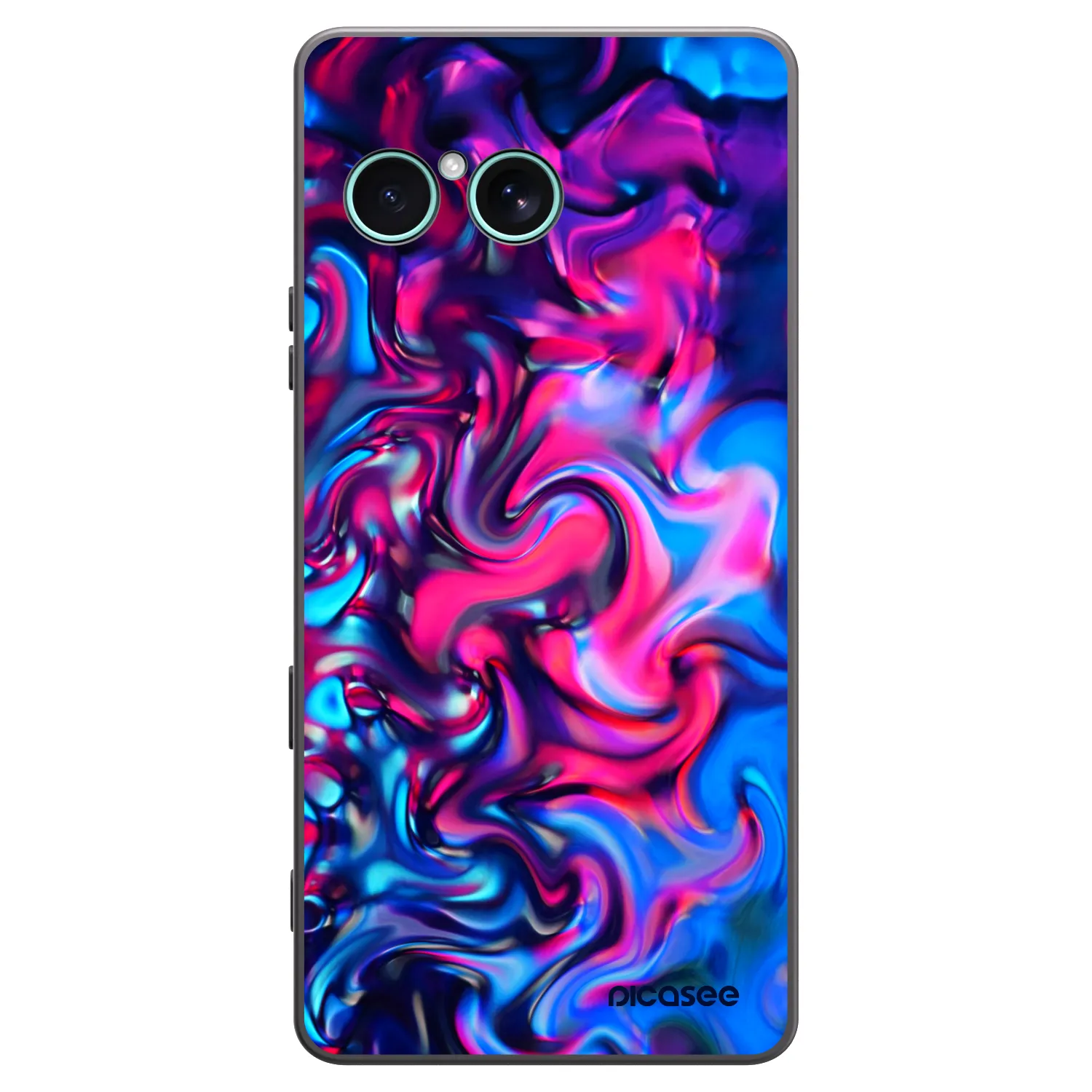 Picasee silikonowe czarne etui na Sony Xperia 10 VII - Redlight
