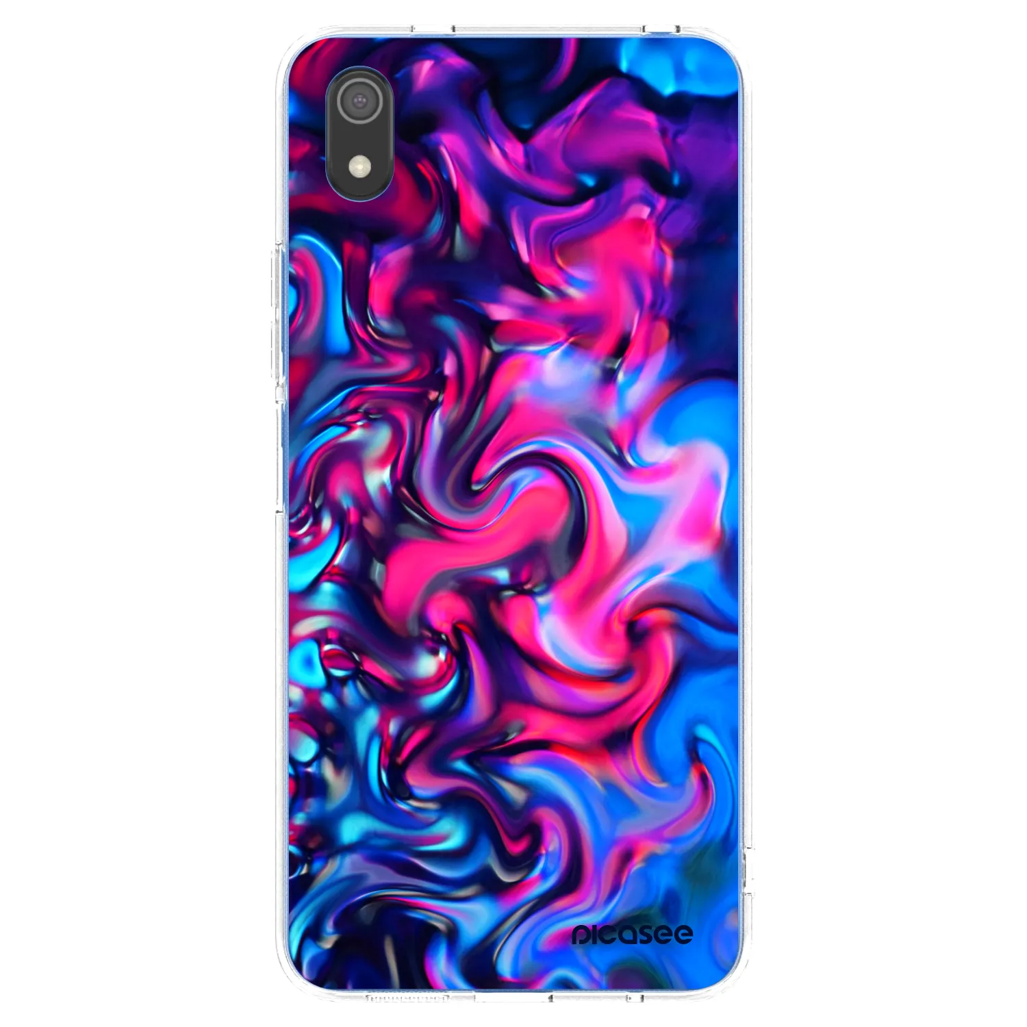 Picasee silikonowe przeźroczyste etui na Xiaomi Redmi 7A - Redlight
