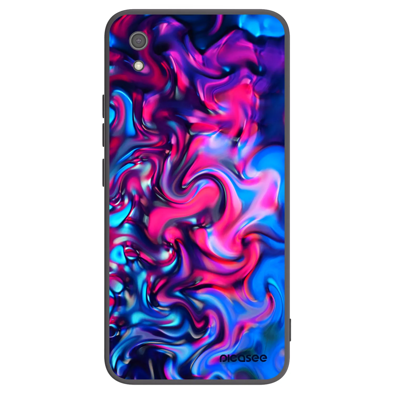 Picasee silikonowe czarne etui na Xiaomi Redmi 7A - Redlight
