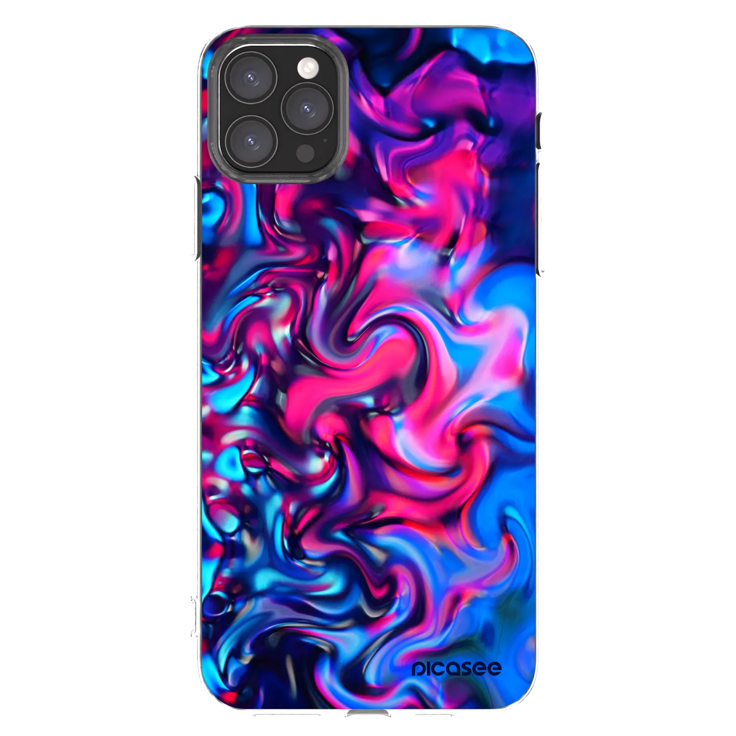Picasee silikonowe przeźroczyste etui na Apple iPhone 11 Pro Max - Redlight