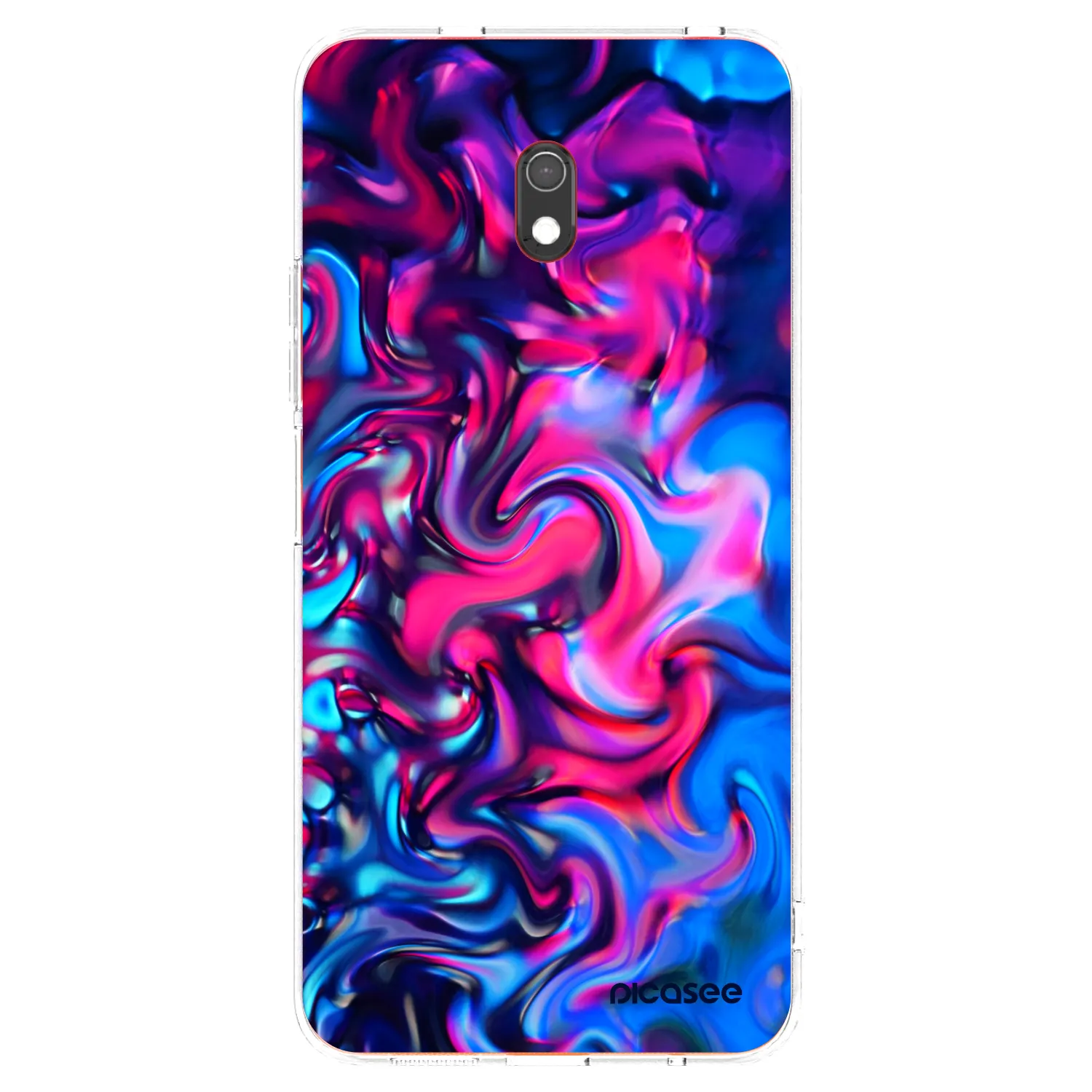 Picasee silikonowe przeźroczyste etui na Xiaomi Redmi 8A - Redlight