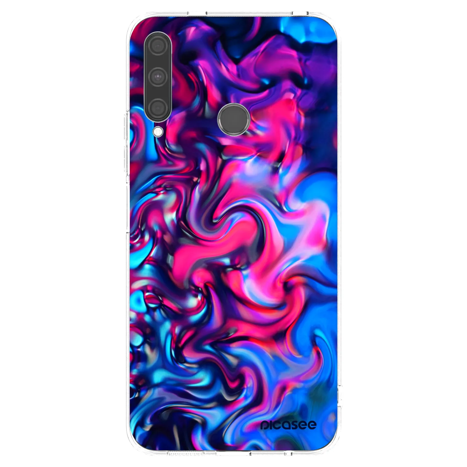 Picasee silikonowe przeźroczyste etui na Huawei P40 Lite E - Redlight
