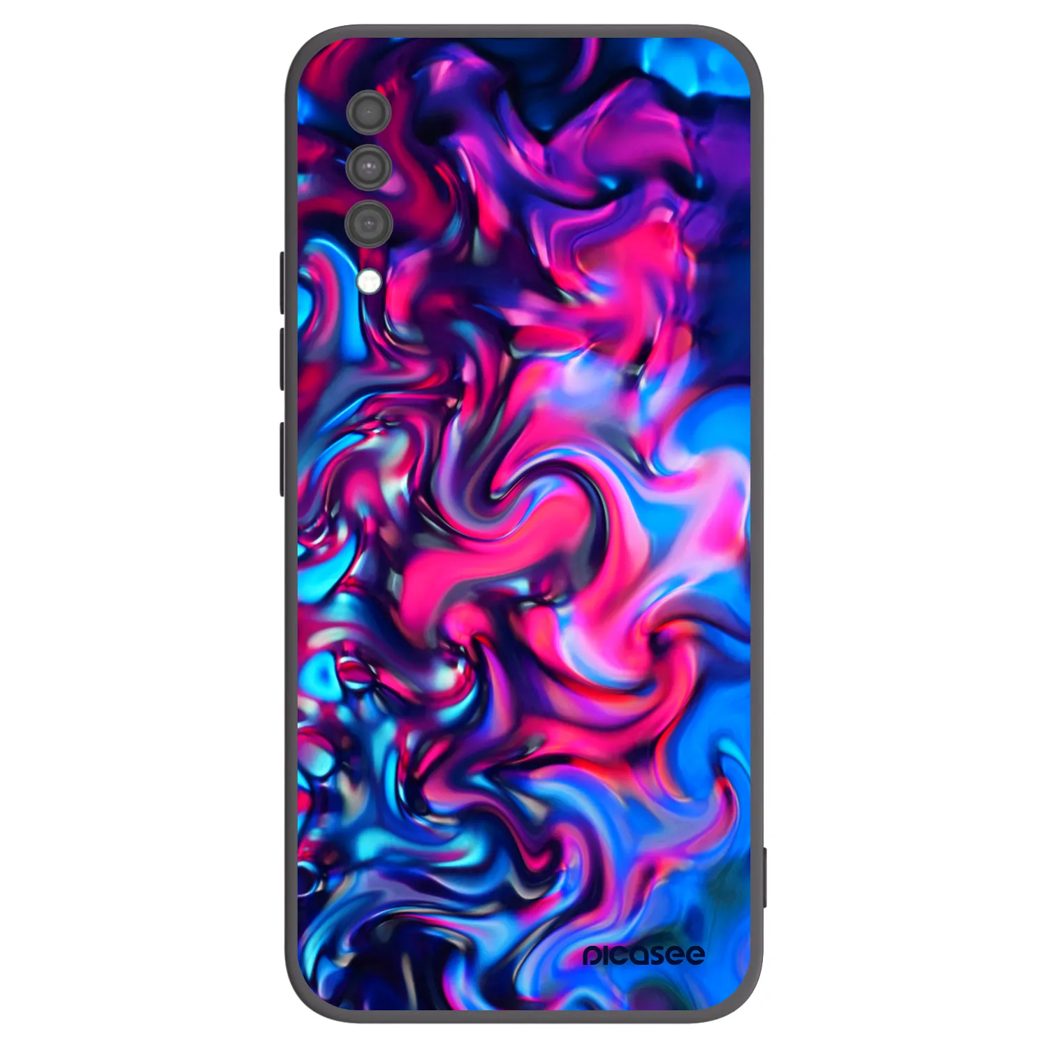 Picasee silikonowe czarne etui na Samsung Galaxy A30s A307F - Redlight
