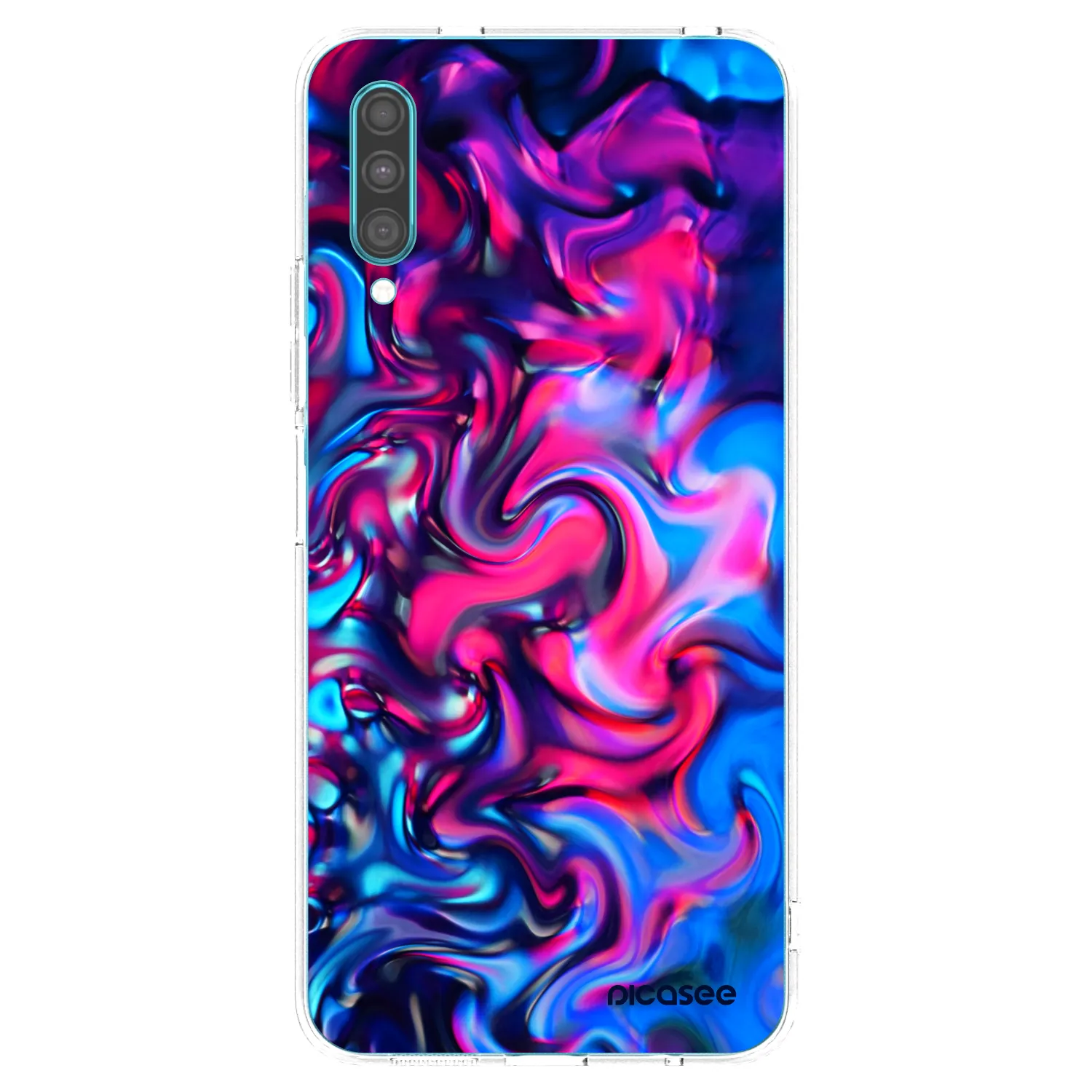 Picasee silikonowe przeźroczyste etui na Samsung Galaxy A30s A307F - Redlight