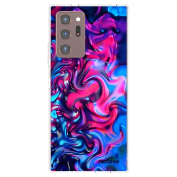 Picasee silikonowe przeźroczyste etui na Samsung Galaxy Note 20 Ultra - Redlight