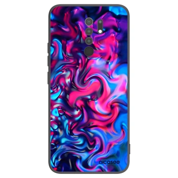 Picasee silikonowe czarne etui na Xiaomi Redmi 9 - Redlight