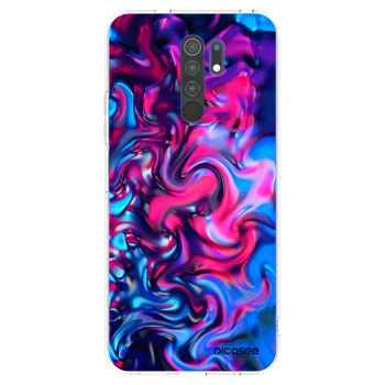 Picasee silikonowe przeźroczyste etui na Xiaomi Redmi 9 - Redlight