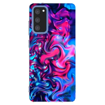Picasee silikonowe przeźroczyste etui na Samsung Galaxy S20 FE - Redlight