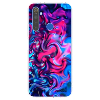 Picasee silikonowe przeźroczyste etui na Realme 5 - Redlight