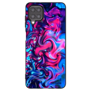Picasee silikonowe czarne etui na Samsung Galaxy A12 A125F - Redlight