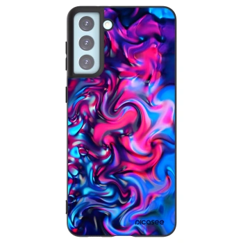 Picasee silikonowe czarne etui na Samsung Galaxy S21+ 5G G996F - Redlight
