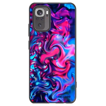 Picasee silikonowe czarne etui na Xiaomi Redmi Note 10 - Redlight