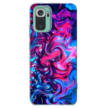 Picasee silikonowe przeźroczyste etui na Xiaomi Redmi Note 10 Pro - Redlight