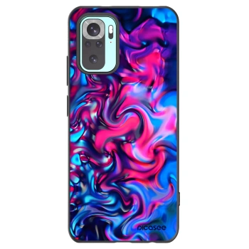 Picasee silikonowe czarne etui na Xiaomi Redmi Note 10 Pro - Redlight