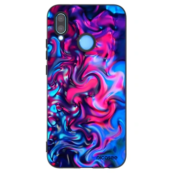 Picasee silikonowe czarne etui na Huawei P20 Lite - Redlight