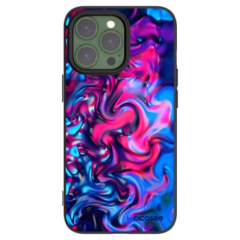 Picasee silikonowe czarne etui na Apple iPhone 13 Pro - Redlight