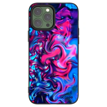 Picasee silikonowe czarne etui na Apple iPhone 13 Pro Max - Redlight