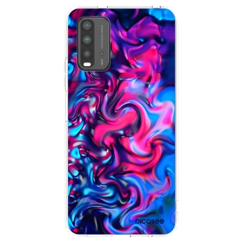 Picasee silikonowe czarne etui na Xiaomi Redmi 9T - Redlight