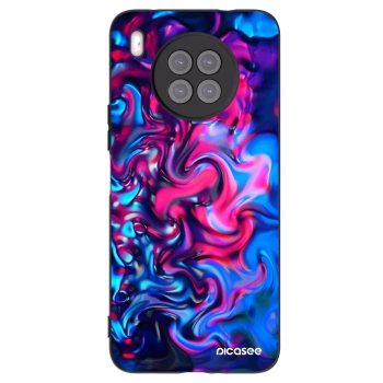 Picasee silikonowe czarne etui na Huawei Nova 8i - Redlight