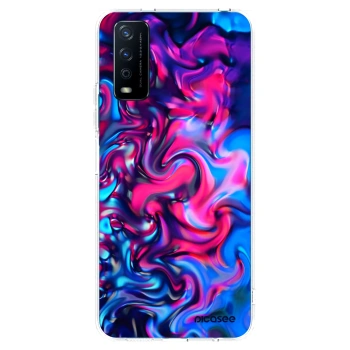 Picasee silikonowe przeźroczyste etui na Vivo Y11s - Redlight