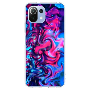 Picasee silikonowe przeźroczyste etui na Xiaomi 11 Lite 5G NE - Redlight