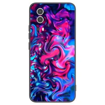 Picasee silikonowe czarne etui na Vivo Y72 5G - Redlight