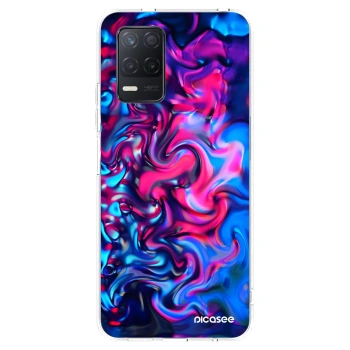 Picasee silikonowe przeźroczyste etui na Realme 8 5G - Redlight