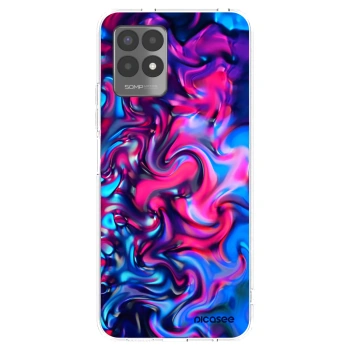 Picasee silikonowe przeźroczyste etui na Realme 8i - Redlight