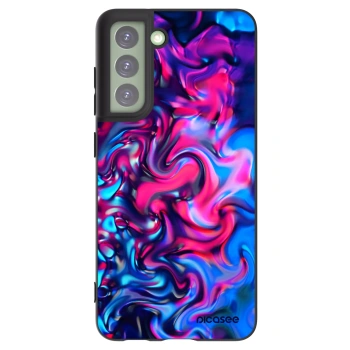 Picasee silikonowe czarne etui na Samsung Galaxy S21 FE 5G - Redlight