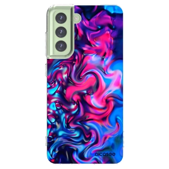 Picasee silikonowe przeźroczyste etui na Samsung Galaxy S21 FE 5G - Redlight