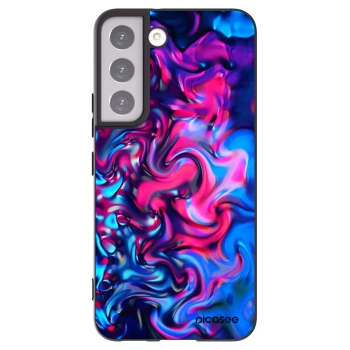 Picasee silikonowe czarne etui na Samsung Galaxy S22 5G - Redlight