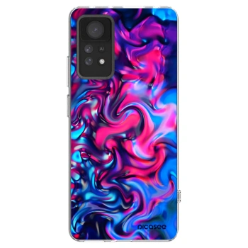 Picasee silikonowe przeźroczyste etui na Xiaomi Redmi Note 11 Pro 5G - Redlight