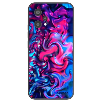 Picasee silikonowe czarne etui na Realme 9 Pro 5G - Redlight