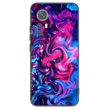 Picasee silikonowe czarne etui na Xiaomi 12 - Redlight