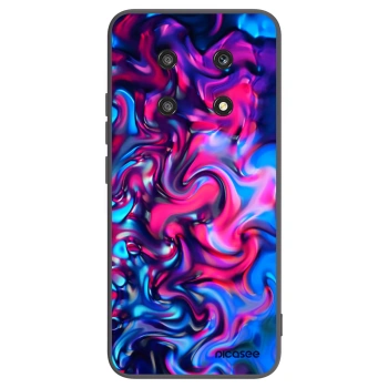 Picasee silikonowe czarne etui na Honor Magic4 Lite 5G - Redlight
