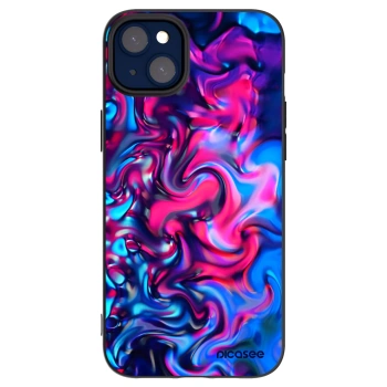 Picasee silikonowe czarne etui na Apple iPhone 14 Plus - Redlight