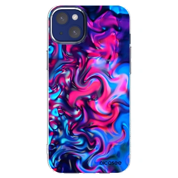 Picasee silikonowe przeźroczyste etui na Apple iPhone 14 Plus - Redlight