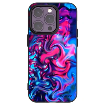 Picasee silikonowe czarne etui na Apple iPhone 14 Pro - Redlight