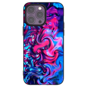 Picasee silikonowe czarne etui na Apple iPhone 14 Pro Max - Redlight