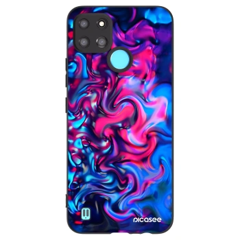 Picasee silikonowe czarne etui na Realme C21Y - Redlight